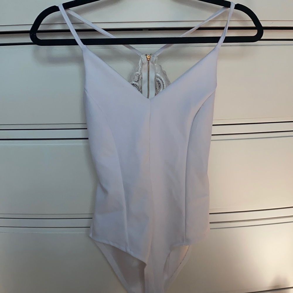 White Lace Bodysuit